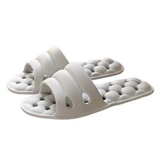 EVER HOUSE 旅行用可折疊飯店機上拖鞋, 1個, 淺灰色