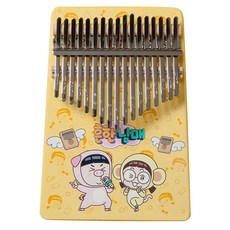 Bentivoglio 常見兄妹 卡林巴琴 黃色, 1個