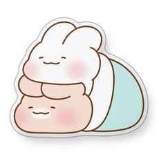 슈야토야 커플일상 아크릴 스마트톡 이불, 1개, 혼합색상