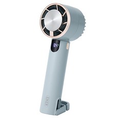 EIKER 신형 디지털 급속 냉각 쿨패드 미니 에어컨 무선 스탠드 선풍기, 스카이블루