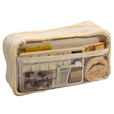 JF COMPANY 大容量筆袋鉛筆盒, 1個, 象牙白