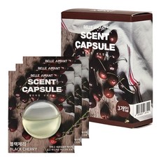 BELLEAMANT Scent Capsule 車用芳香劑補充組 4ml 3入, 1套, 黑櫻桃
