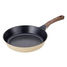 PNPOONGNYUN Maree Cannoli系列IH爐適用單柄不沾平底鍋 燕麥色, 1個, 24cm