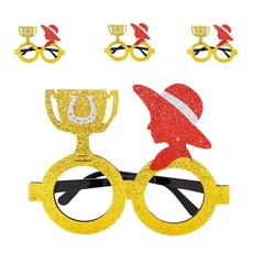 Allode 變裝賽馬節眼鏡, 4個, TYPE01 獎盃帽