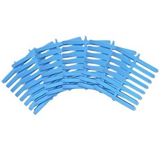 예소당 浴室防滑拼圖地墊 19 x 18 cm 6入, 6個, 天藍色