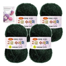 Yarna 高級菜瓜布 100g 4入 + C款印刷圖案 8種套組, 169 深綠色