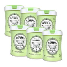 퓨어락 산양분유 젬밀 1단계, 750g, 6개