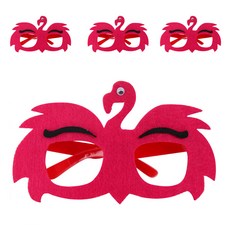 Allode 夏威夷舞會派對眼鏡, TYPE11 玫瑰紅鶴, 4個