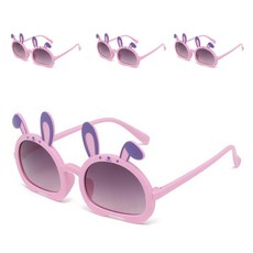 Allode 可愛兔子派對眼鏡, 4個, TYPE02 粉紅色