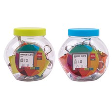 델리 네온 더블클립 12p 세트 E8559 랜덤발송, 중, 2세트