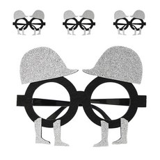 Allode 賽馬派對裝扮眼鏡, TYPE08 銀色帽子, 4個