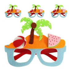 Allode 夏威夷舞會派對眼鏡, TYPE07 海灘, 4個