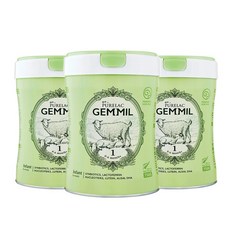 퓨어락 젬밀 산양 분유 1단계, 750g, 3개