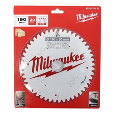 Milwaukee 美沃奇 木工用鋸片 190mm 48T 4932 4713 80, 1個