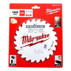 Milwaukee 美沃奇 木工用鋸片 165mm 24T 4932 4713 11, 1個