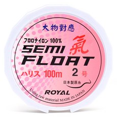 SAPA 皇家半浮水 Ki Harisu 尼龍釣魚子線, 1個, 透明