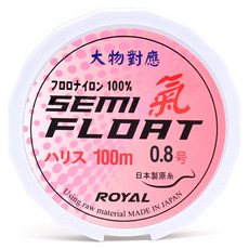 SAPA Royal 半浮水 Giharis 尼龍釣魚子線, 1個, 透明