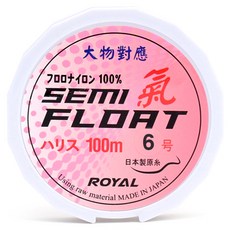 SAPA Royal 半浮水 Giharis 尼龍釣魚子線, 1個, 透明