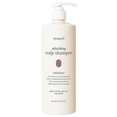 simplyO 清爽頭皮洗髮乳 野花香, 500ml, 1瓶