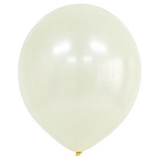 파티쇼 수입 펄풍선 30cm 100p, 아이보리, 1개