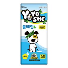 요요쉬 강아지 플레인 배변패드 무향, 50개입, 1개