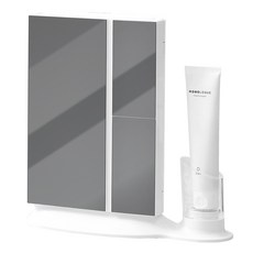 유토렉스 프리미엄 UV C LED 세라믹히팅 전신형 칫솔살균기, 블랙라벨, 화이트