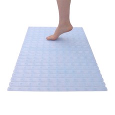 언헤브 줄무늬 욕실 미끄럼방지 매트, E 투명, 1개