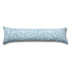 Ikoni House 棉質涼感一字型身體抱枕, 藍色