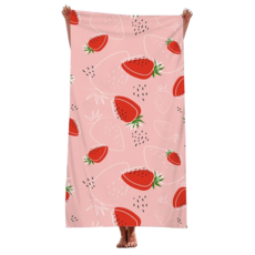 unhave 度假沙灘巾 70 x 150 cm, 23 草莓, 1個