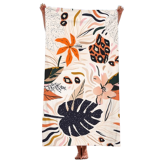 unhave 度假沙灘巾 70 x 150 cm, 27 葉子, 1個