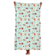 unhave 彩色沙灘巾 70 x 150 cm, 17 游泳, 1個