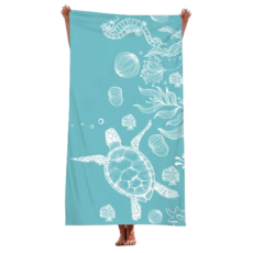 unhave 度假沙灘巾 70 x 150 cm, 06 烏龜, 1個