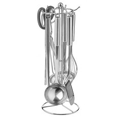 VILIVIN 不鏽鋼廚具8件組, 8種, 銀色, 1套