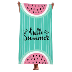 언헤브 컬러풀 비치타월 70 x 150 cm, 16수박, 1개