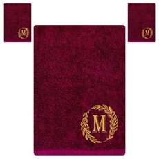 송월타월 타올 메이저 세면타올 170g 면사, 와인, 3개