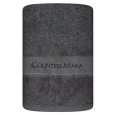COUNTESS MARA 松月毛巾 斜紋50 浴巾 250g, 灰色, 1個