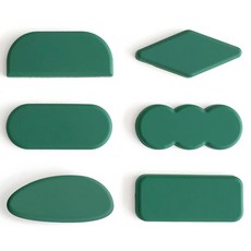 ade.l 矽膠餐具筷架 6件組, 卡其色, 1套