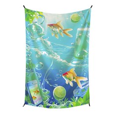 어번던스 프루티거 에어로 새틴 패브릭 포스터, Under the sea