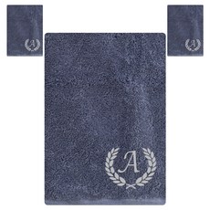 송월타월 타올 에이스 세면타올 180g 40수, 진청, 3개