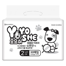 YOYOSHE 天然母犬用尿布, 1個, 迷你, 30入