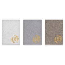 Songwol 松月 Major 毛巾 洗臉毛巾 150g 30支棉紗, 隨機出貨, 3個