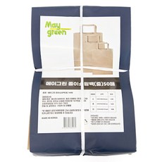 May green 韓國製紙質購物袋 中, 1個, 50入