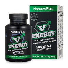 NaturesPlus 天然佳 V Energy複合維他命礦物質補充錠, 60顆, 1份, 60顆