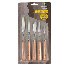 Allode 藝術刮刀油畫刀5件組 GV405, 1套