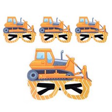 알로데 포크레인 프레임 소품 안경, TYPE10오렌지 불도저, 4개