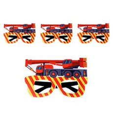 알로데 포크레인 프레임 소품 안경, TYPE15붉은학 스타일, 4개