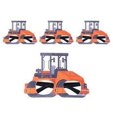 Allode 挖土機造型道具眼鏡, TYPE13橘色挖土機, 4個