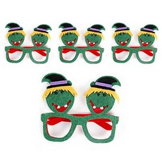 알로데 고스트 페스티벌 소품 안경, TYPE04그린엘프, 4개