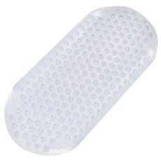 Sonio 圓形氣泡吸附浴缸墊 88 x 40 cm, 1個, 06 透明白色