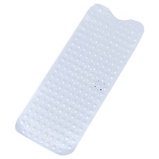 Sonio 彩色防滑浴缸墊 40 x 100 cm, 01白色, 1個